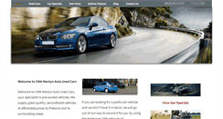 Desktop Screenshot of menlynautousedcars.co.za